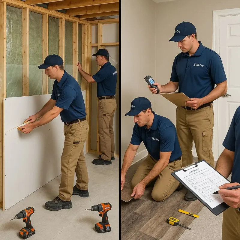 Repairs and Reconstruction process in North Seekonk, MA