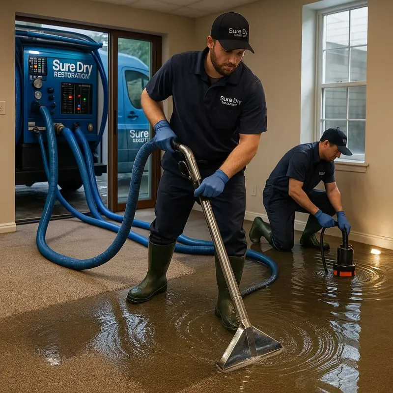 Water Extraction and Removal process in North Seekonk, MA